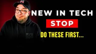 Thumbnail: Starting in Tech? Ignore Everything! | Except These 5 Things...