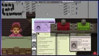 Thumbnail: playing Papers, Please until i make a mistake - endless mode | jul 30