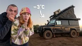 Thumbnail: What It's Like Camping in a Defender When It Gets FREEZING