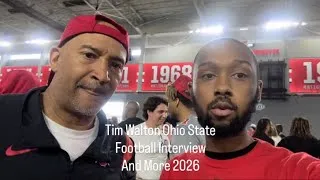 Thumbnail: Tim Walton interview 2026 Ohio State #bigten football practice spring game and former players #cfb 