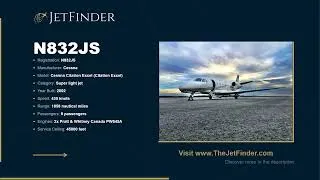 Thumbnail: N832JS Cessna Citation Excel | Specs, Owner & History
