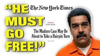 Thumbnail: NY Times: U.S. Has NO LEGAL RIGHT To Hold Maduro! w/ Caleb Maupin