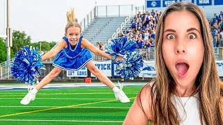 Thumbnail: PEYTON GOT ON HER NEW SCHOOL CHEERLEADING TEAM! 📣