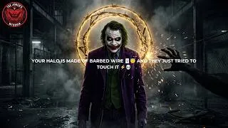 Thumbnail: YOUR HALO IS MADE OF BARBED WIRE 🃏😇 AND THEY JUST TRIED TO TOUCH IT ⚡💀 | JOKER SPEECH