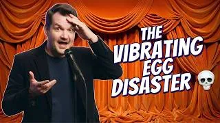 Thumbnail: He Got A Vibrating Egg Stuck WHERE! 💀 | Jim Jefferies Stand Up Comedy