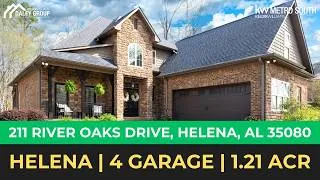 Thumbnail: Primary-on-Main with 4-Bay Garage on 1.21 Acres | 211 River Oaks Drive Helena AL | $725K