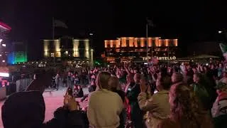 Thumbnail: As Katie Taylor bows out of her boxing career, the Bray crowd cheer on their hometown hero.