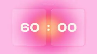 Thumbnail: 60 Minute Aesthetic Timer 🦋 Silent Focus Countdown for Study, Reading, Working, Productivity