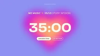 Thumbnail: Aesthetic Pomodoro Timer 5x35min 🧸💖 Study with me | Stay focused, productive | Motivation for exam