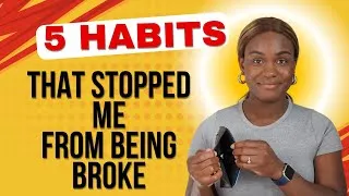 Thumbnail: 5 Things I Did to Stop Being Broke (That Actually Worked!)