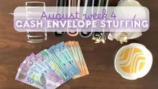 Thumbnail: Cash Budget in Envelopes | Week 4 August #nzcashstuffer