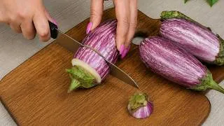 Thumbnail: I'm not frying eggplant anymore! Few know this trick! Restaurant _ style delicious
