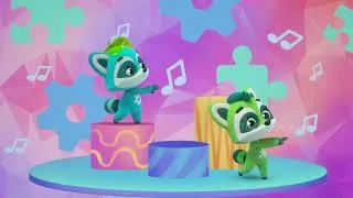 Thumbnail: 🦝The Rockoons Band | Episode 19 Kaleidoscope🌀 | Fun Songs,  Box Magic & Musical Learning for Kids