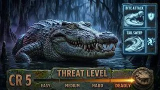 Thumbnail: Giant Crocodile | D&D 5e Combat Analysis