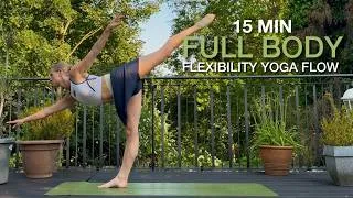 Thumbnail: 15 Min Full Body Flexibility Yoga Flow | Long Lines & Beautiful Posture
