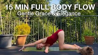 Thumbnail: 15 Min Yoga for Grace & Elegance | Gentle Full Body Flow
