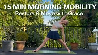 Thumbnail: 15 Min Full Body Morning Flow | Reset, Restore & Move with Grace