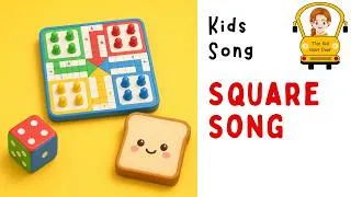 Thumbnail: Square Shape Kids Songs | Nursery rhyme | Learn Shapes | Square has four sides
