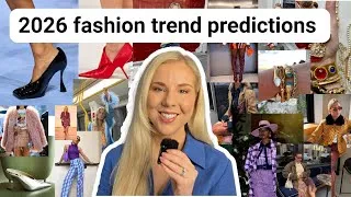 Thumbnail: Fashion Trend Predictions 2026 | Personality dressing, maximalism, 80s glamour | Quiet Luxury is OUT