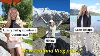 Thumbnail: New Zealand Travel Vlog Part 2: Lake Tekapo, Mt Cook Hike & Queenstown Luxury Food + Shopping
