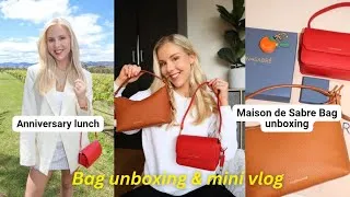 Thumbnail: Unboxing new Maison De Sabre Bags + Anniversary vlog 