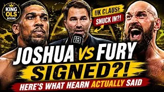 Thumbnail: Joshua vs Fury SIGNED?! Here’s What Hearn ACTUALLY Said...