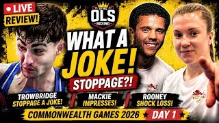 Thumbnail: Trowbridge Stoppage A JOKE?! Louis Rooney SHOCKED | Commonwealth Games Boxing