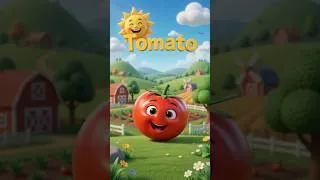 Thumbnail: Vegetable Names in English 🥕🥦 | Vegetable Names for Kids #shorts