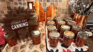 Thumbnail:  ⛈️Come Spend a Stormy Afternoon Canning Pinto Beans With Me | Relaxing Pressure Canning