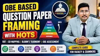 Thumbnail: OBE Based Question Paper Framing with HOTS | RBT, CO Mapping, Bloom's Taxonomy & OBE Assessment