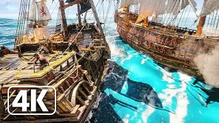 Thumbnail: Max Wanted Level Naval Battles | Fully Upgraded Jackdaw | AC Black Flag Resynced