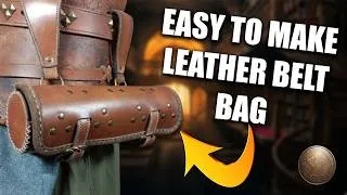 Thumbnail: How to Make a FANTASY CYLINDER BAG | Leathercraft Tutorial & PDF Pattern