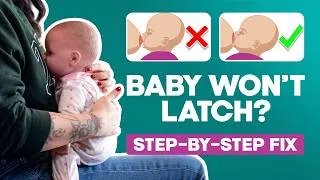 Thumbnail: Baby Won’t Latch? Step By Step Fix You Can Try Today