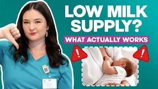 Thumbnail: Low Milk Supply? The TRUTH About What Actually Works (And What’s a Waste of Time)