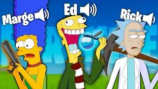 Thumbnail: Fortnite buuut we Voice our Skins