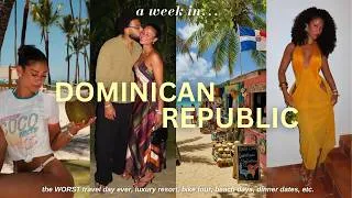 Thumbnail: DOMINICAN REPUBLIC VLOG | baecation, luxury resort, bike tour + beach  days, worst travel day EVER.