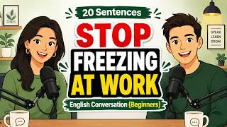 Thumbnail: Speak Confidently at Work: 20 English Sentences You'll Actually Use in the Office