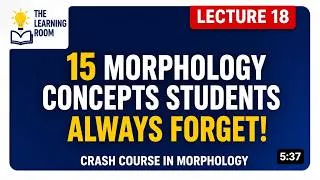 Thumbnail: Crash Course in Morphology Lecture 18 | Productivity, Borrowing, Loanwords & Important Concepts