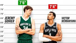 Thumbnail: He's 7'6" at 15. The Club That Made Wembanyama Wants Him."