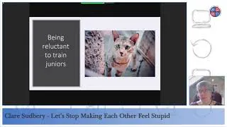 Thumbnail: "Let’s Stop Making Each Other Feel Stupid" by Clare Sudbery (@ClareSudbery)