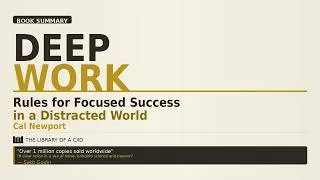 Thumbnail: Stop Being Busy. Start Being Brilliant. | Deep Work By Cal Newport Book Summary