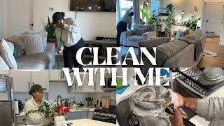Thumbnail: CLEAN WITH ME// QUICK CLEAN AFTER WORK// POST WEEKEND CLEAN // UNDER 5 MIN?!!
