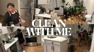 Thumbnail: CLEAN WITH ME // LATE NIGHT CLEANING // FRIDAY NIGHT RESET // **NEW** CLEANING MOTIVATION