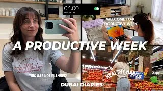 Thumbnail: Productive week in Dubai | Vlog | Workouts, Running and healthy habits