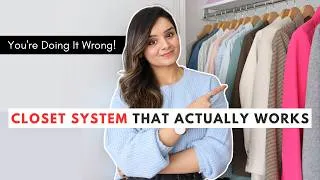 Thumbnail: How I Organize My Closet The Right Way | Hacks for Maximum Productivity & Better Morning Routines