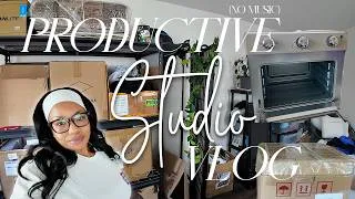 Thumbnail: Spend a in the Studio with Me | Getting organized, testing my new oven (Studio Sounds, No Music)