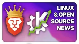 Thumbnail: KDE is firing on all cylinders, Brave says they're the best browser, CERN moves to Debian
