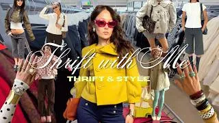 Thumbnail: THRIFT With Me & STYLE ☆ (Pinterest Inspired, Spring Fashion, Try-on hauls, Y2K)