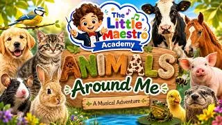 Thumbnail: Animals for Babies & Toddlers 🐶 | Learn Animals with Classical Music | Animals Around Me