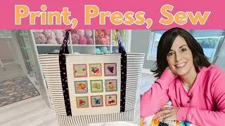 Thumbnail: Design It. Print It. Sew It. | DIY Tote Bag Tutorial Fresh Picked Tote